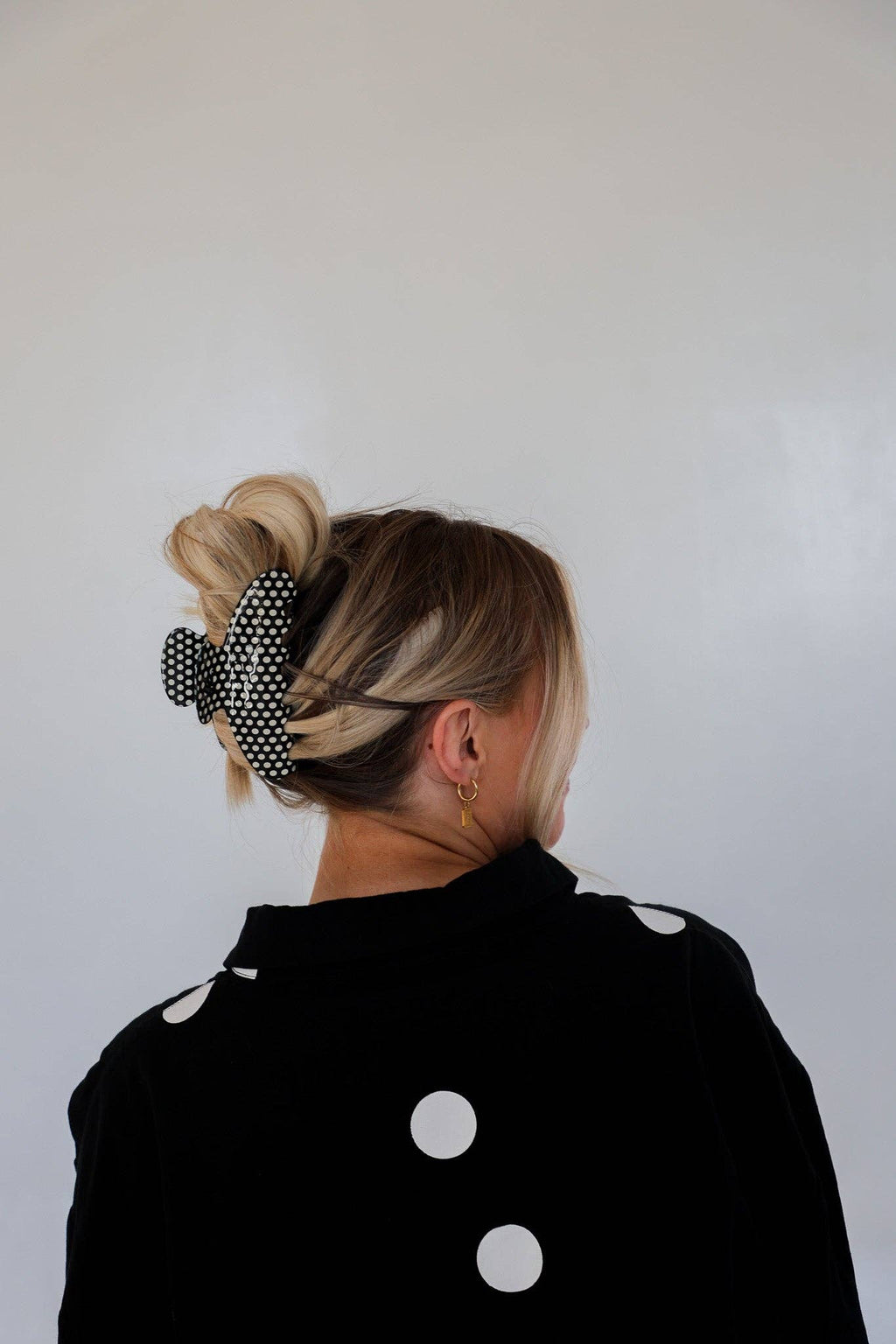 Polka Dot Claw Clip