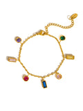 18K Gold Non-Tarnish Tassel Bracelet