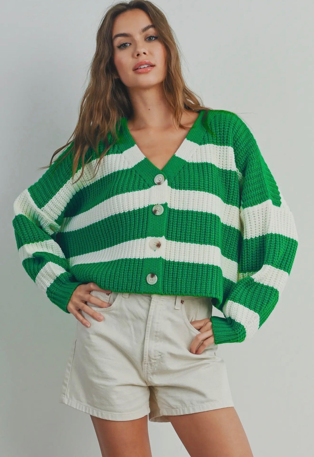 Chunky Stripe Cardi