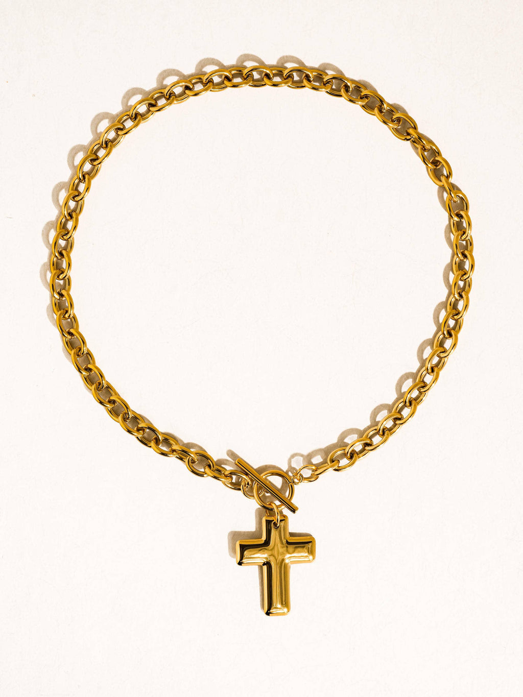 18K Gold Non-Tarnish Pendant Necklace