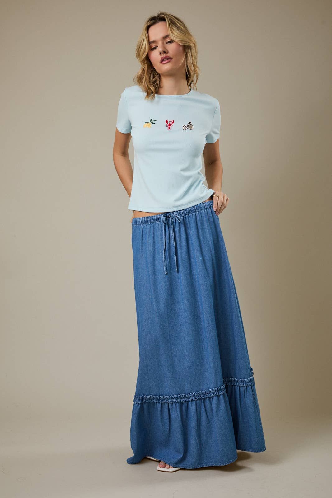 Summer Ribbed Baby Tee