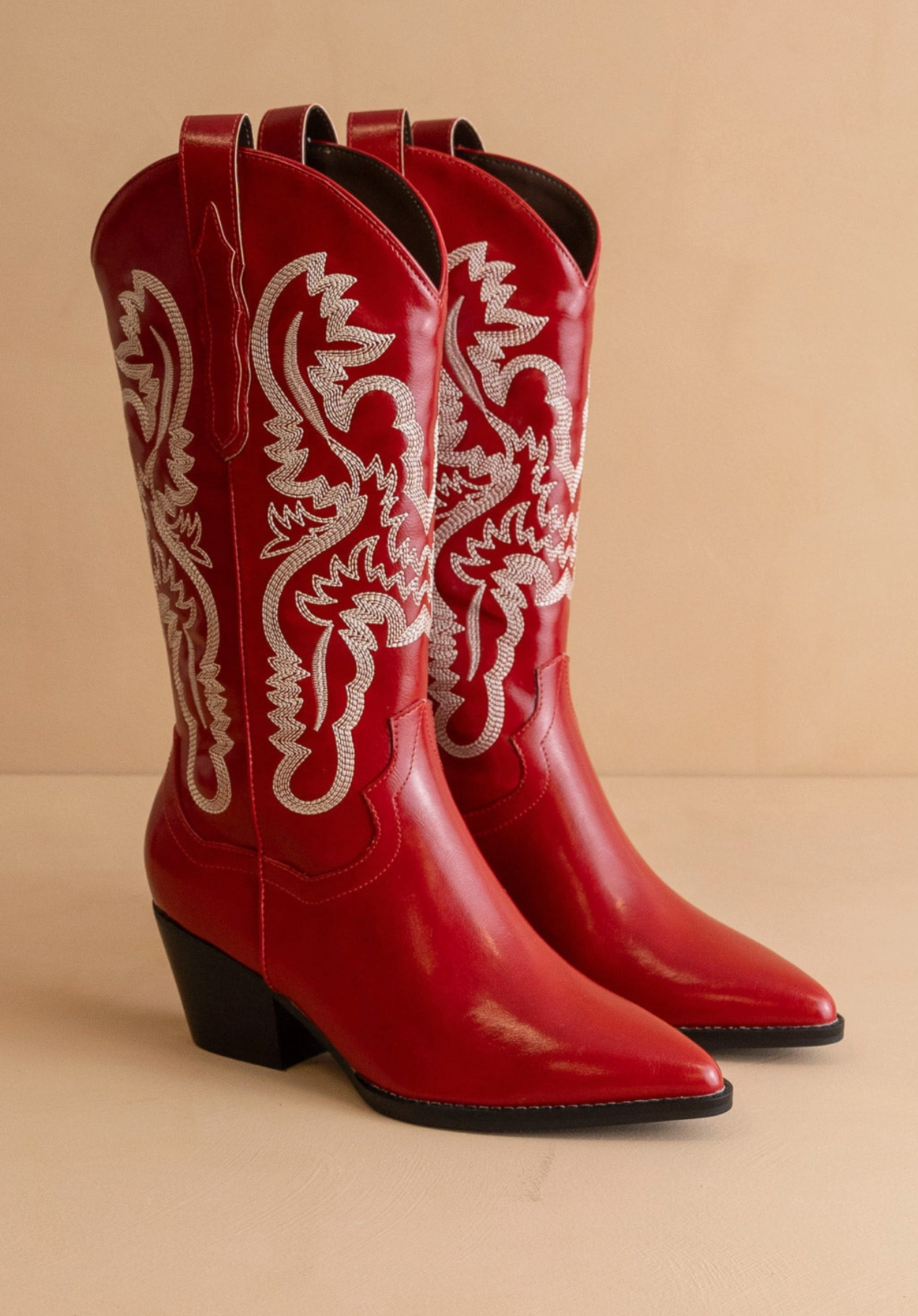 The Reba || Cherry Classic Western Boot