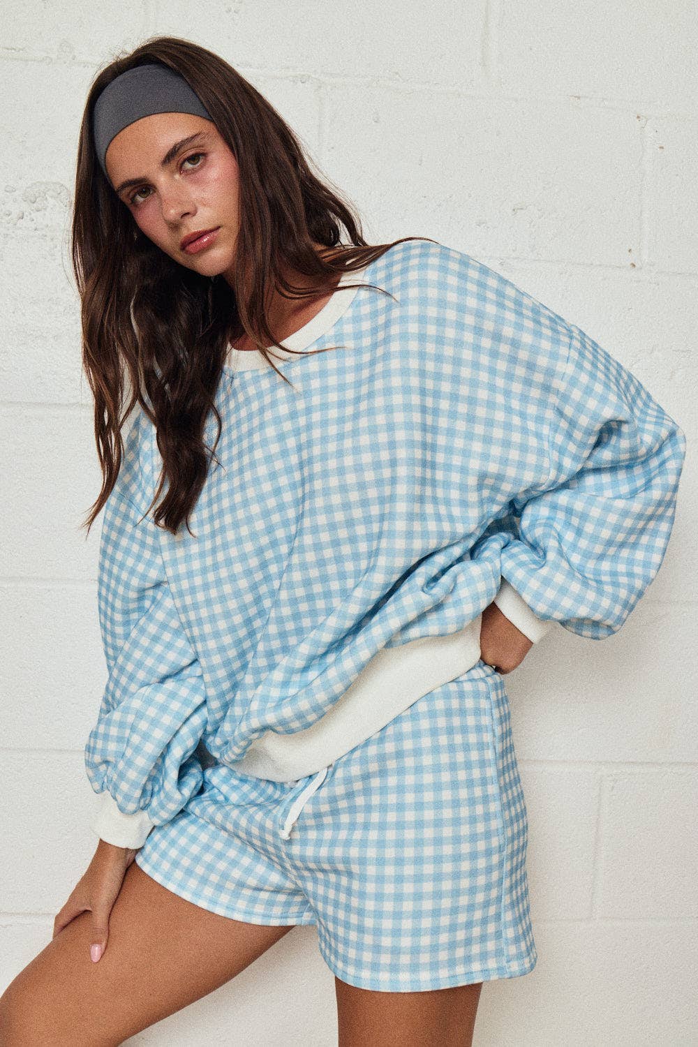 Gingham Lounge Set (Top)