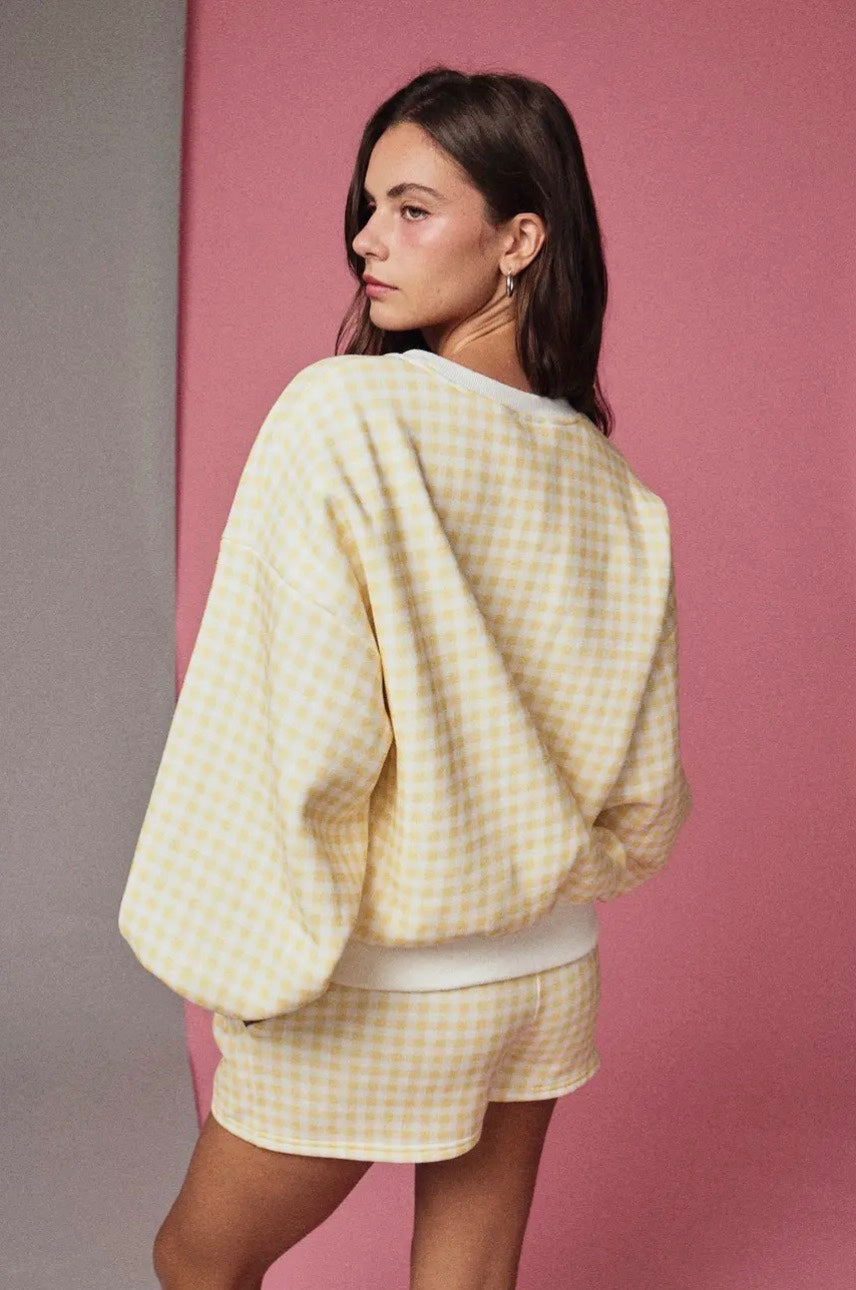 Gingham Lounge Set (Top)