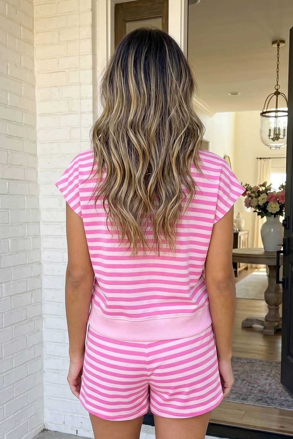 Strawberry Stripe Set