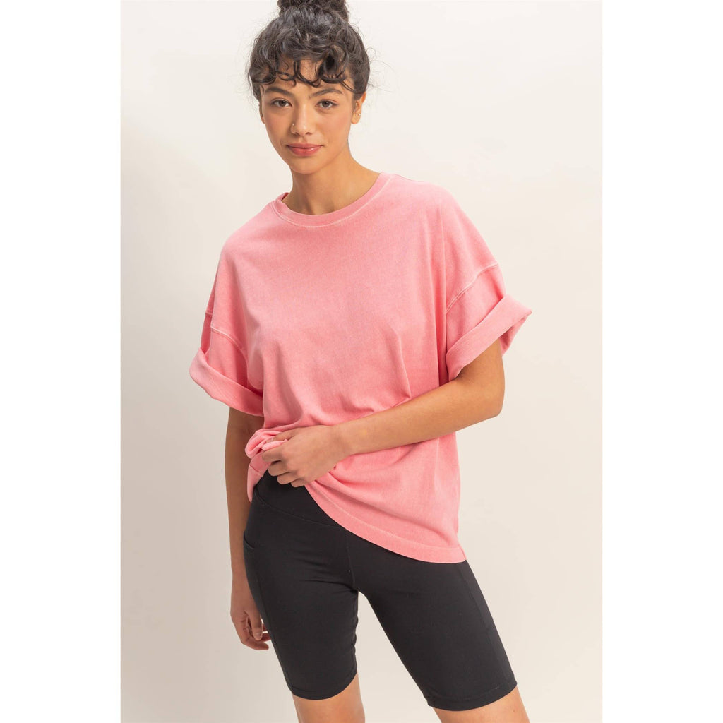 Oversized Half-Sleeve T-Shirt
