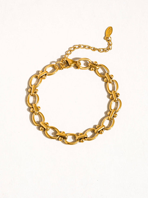 18K Gold Non-Tarnish Braid Bracelet