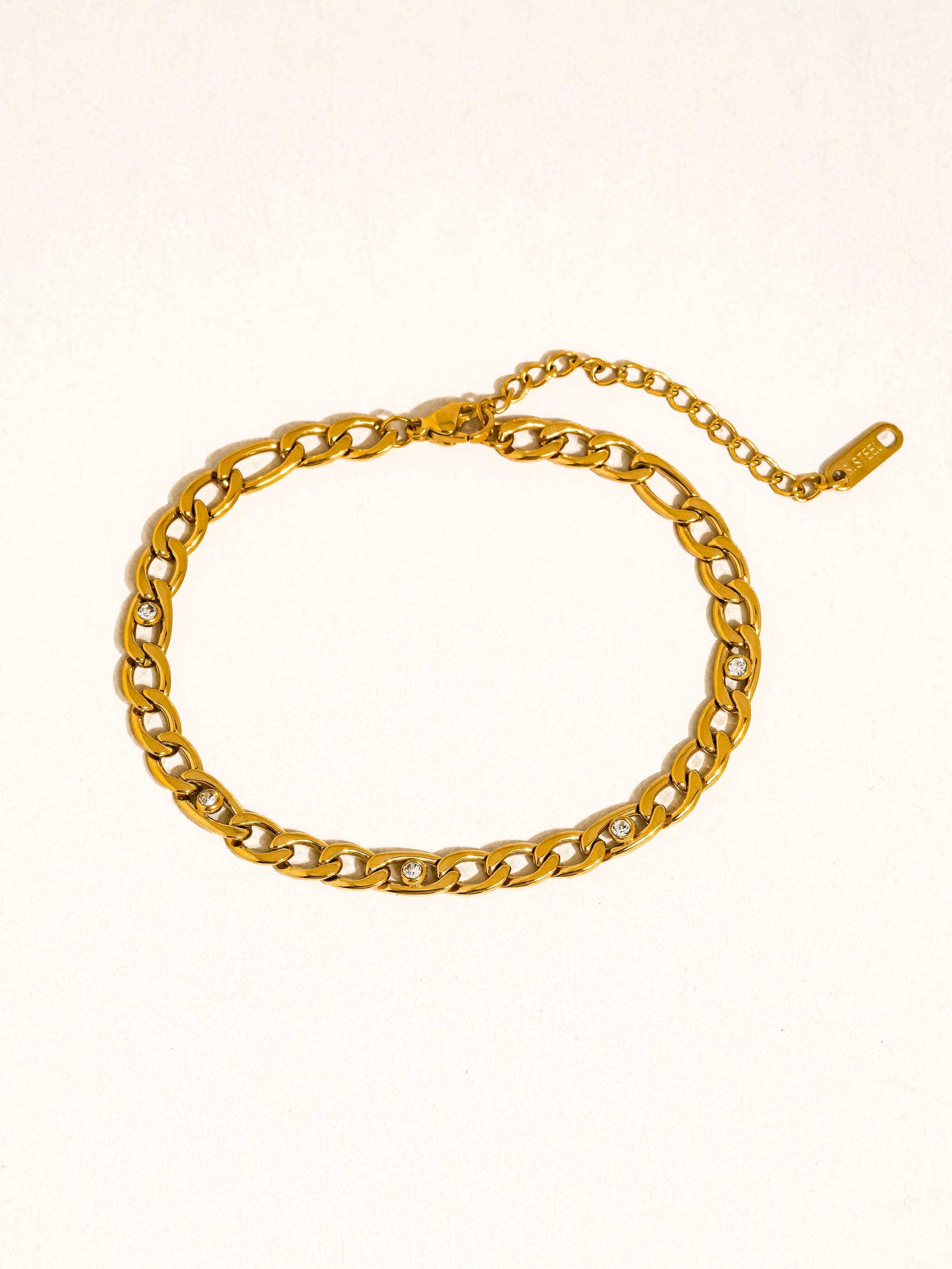 18K Gold Non-Tarnish Berlin Bracelet