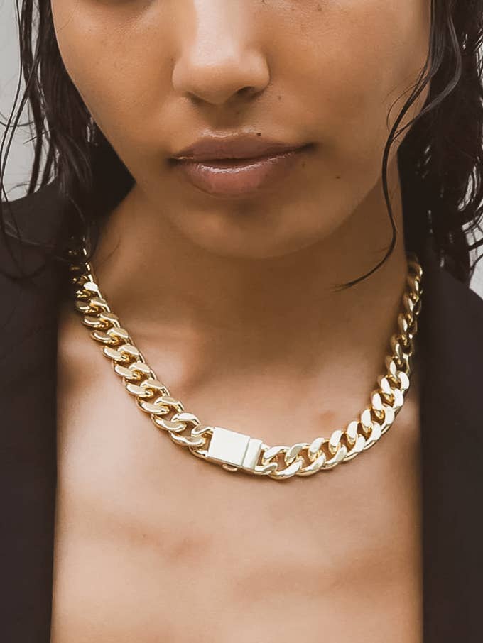 18K Gold Non-Tarnish Classic Necklace