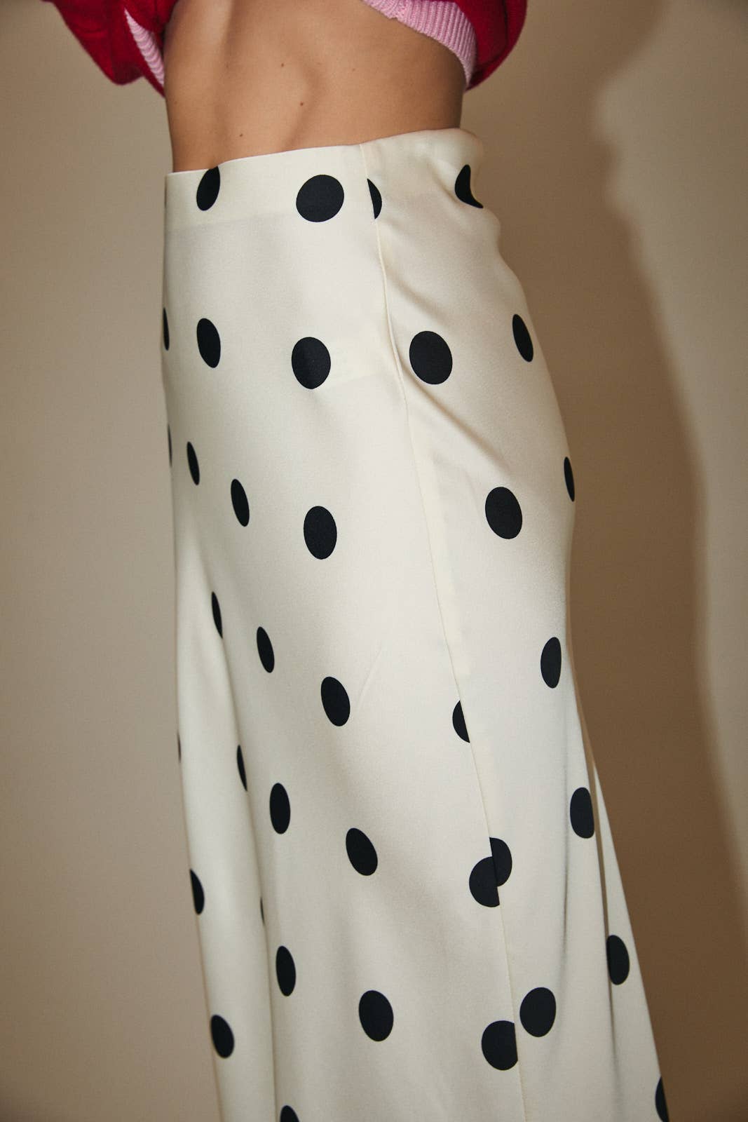 Midi Polka Dot Skirt