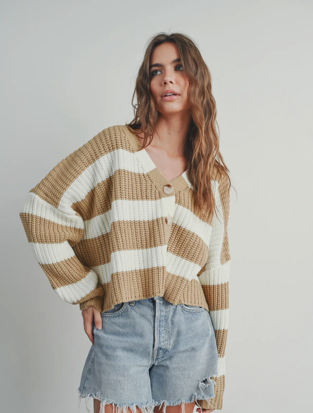 Chunky Stripe Cardi