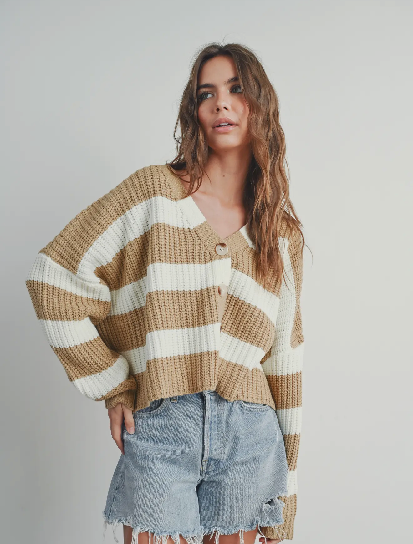 Chunky Stripe Cardi