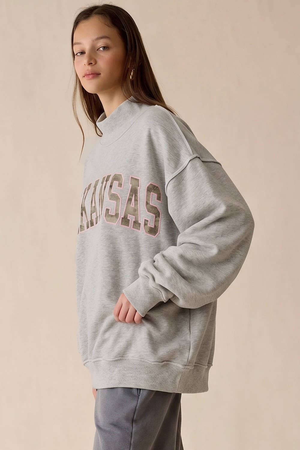 ARKANSAS Mock Neck