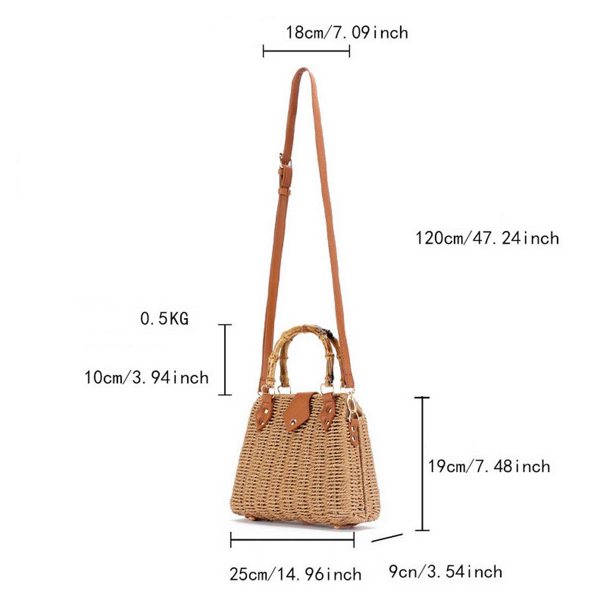 Straw Beach Bag