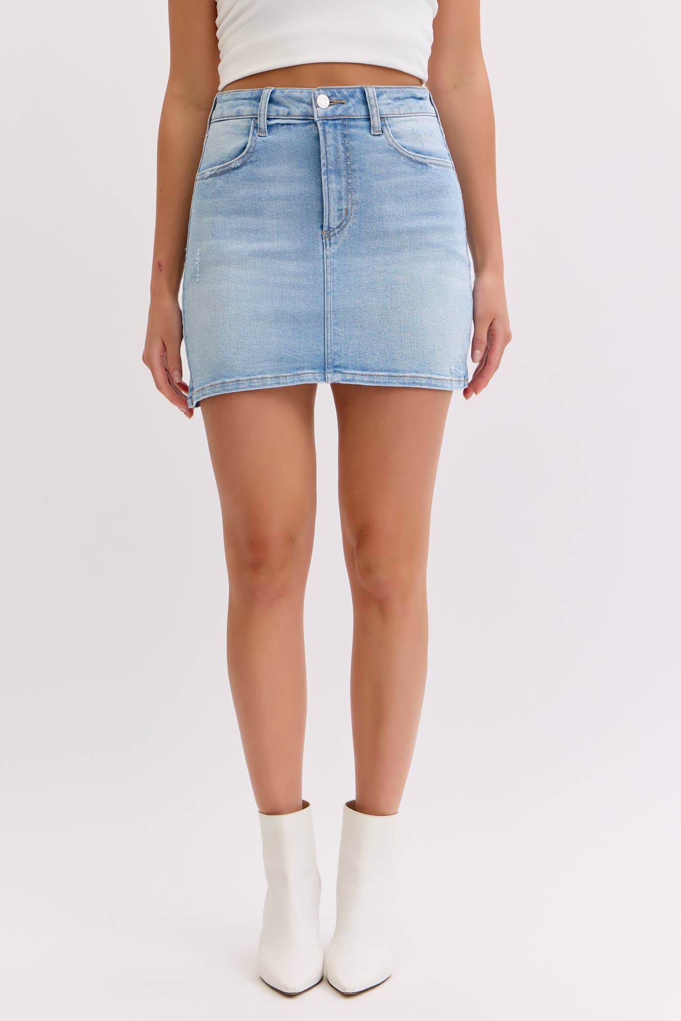 Mid Waisted Mini Skirt