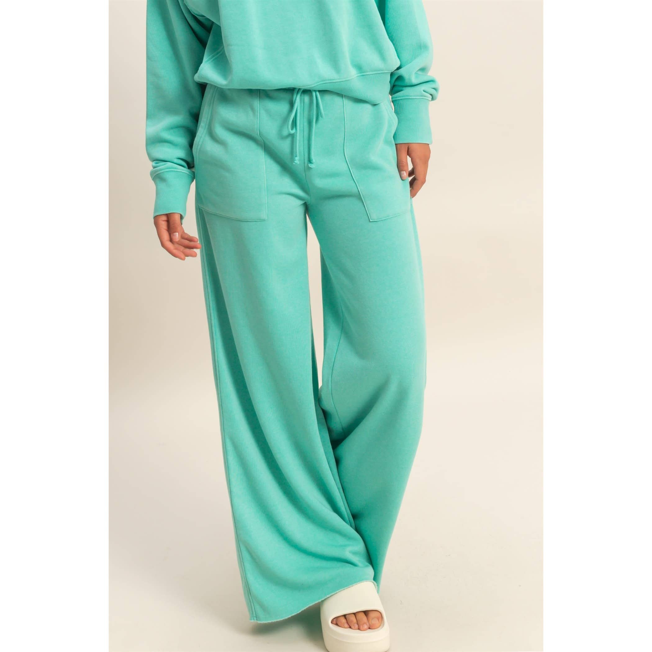 Wide-Leg Sweats