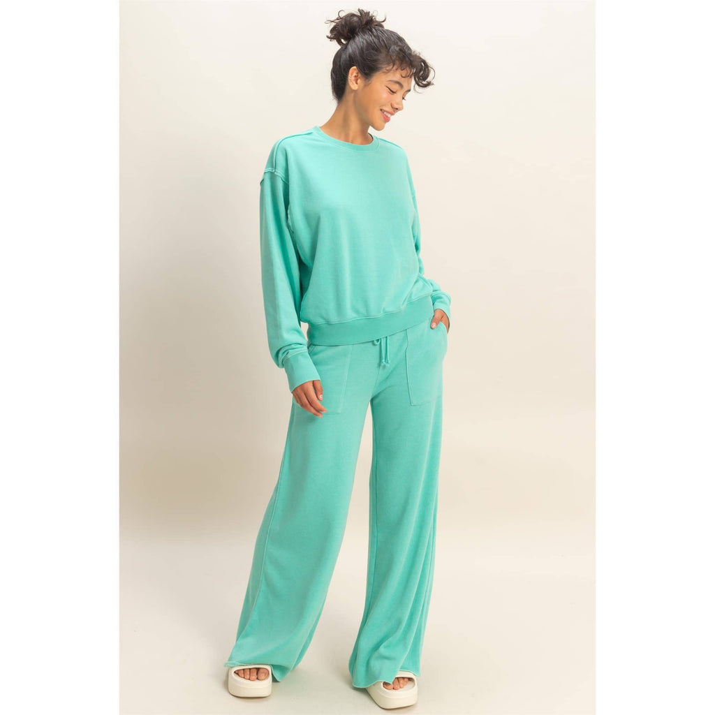 Wide-Leg Sweats