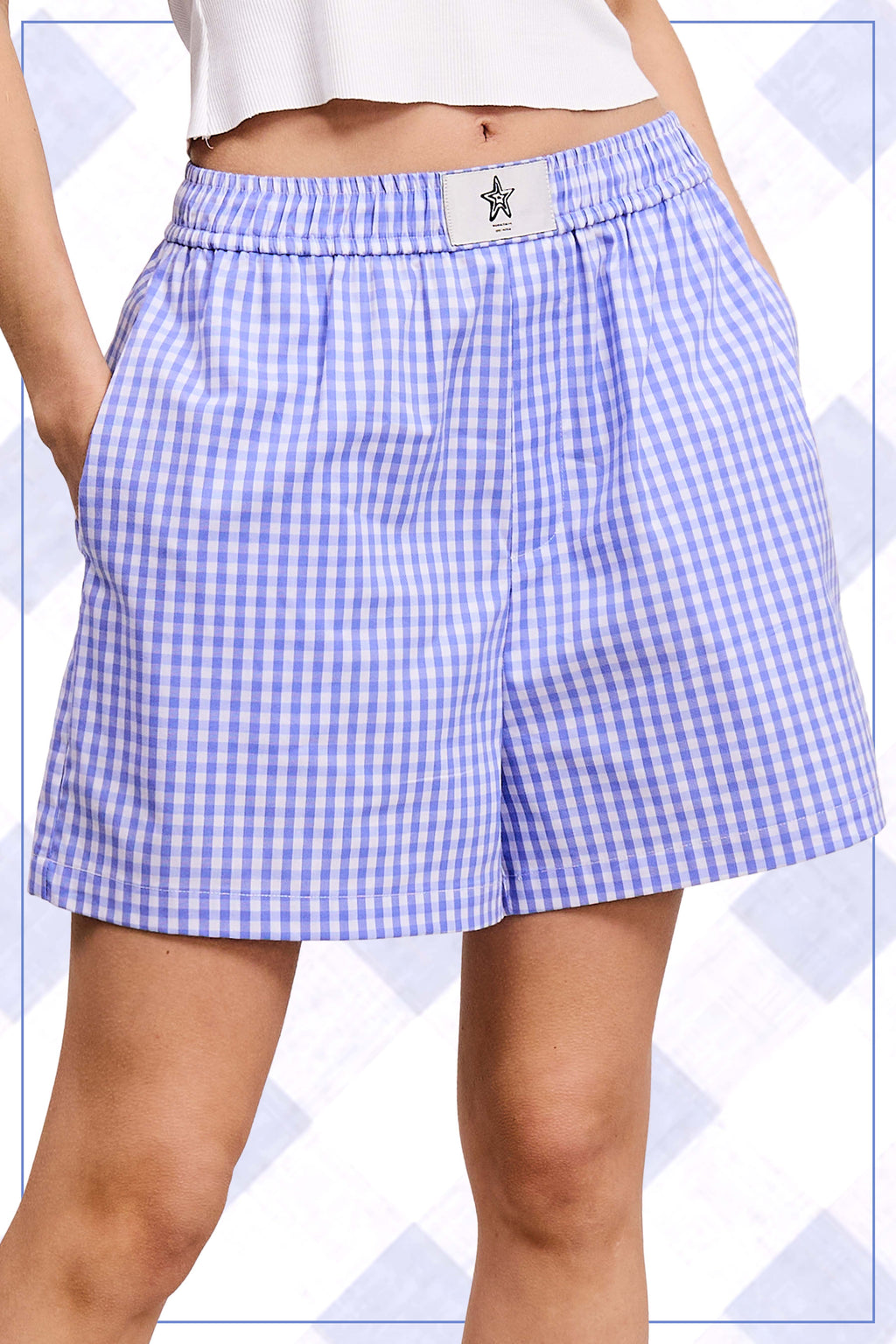 Gingham Boxer Shorts