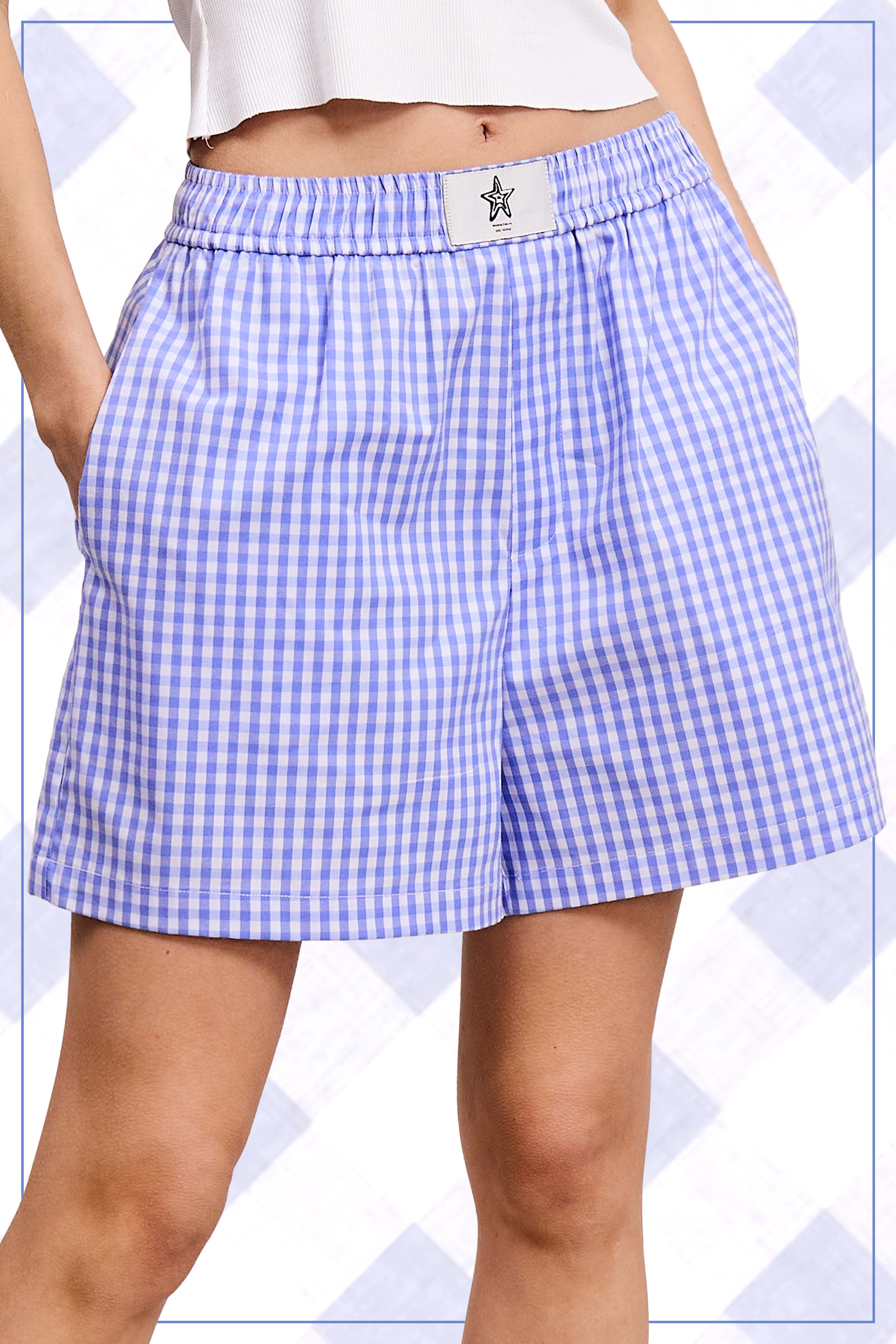 Gingham Boxer Shorts