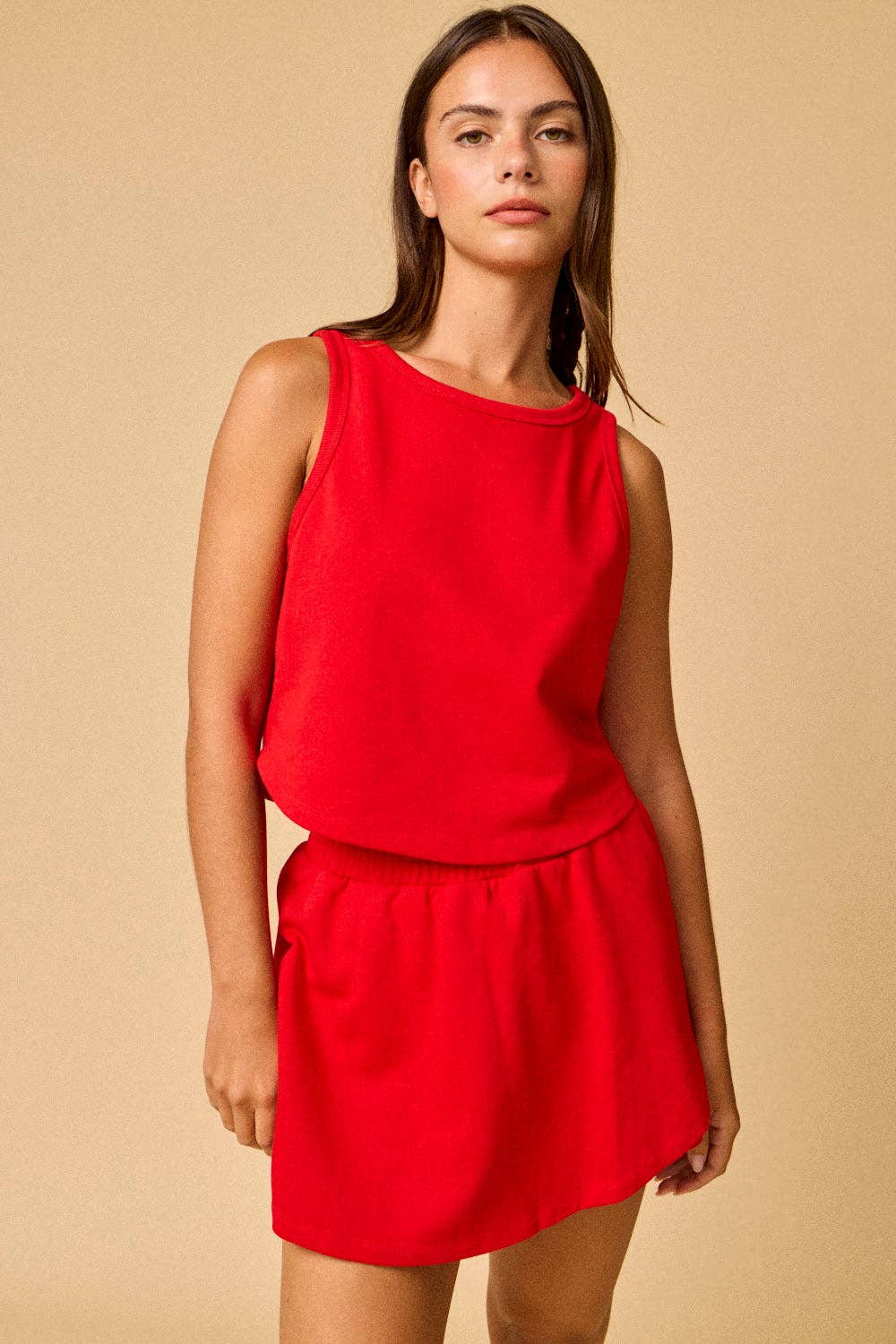 Kailee Knit Tennis Set (Skort)