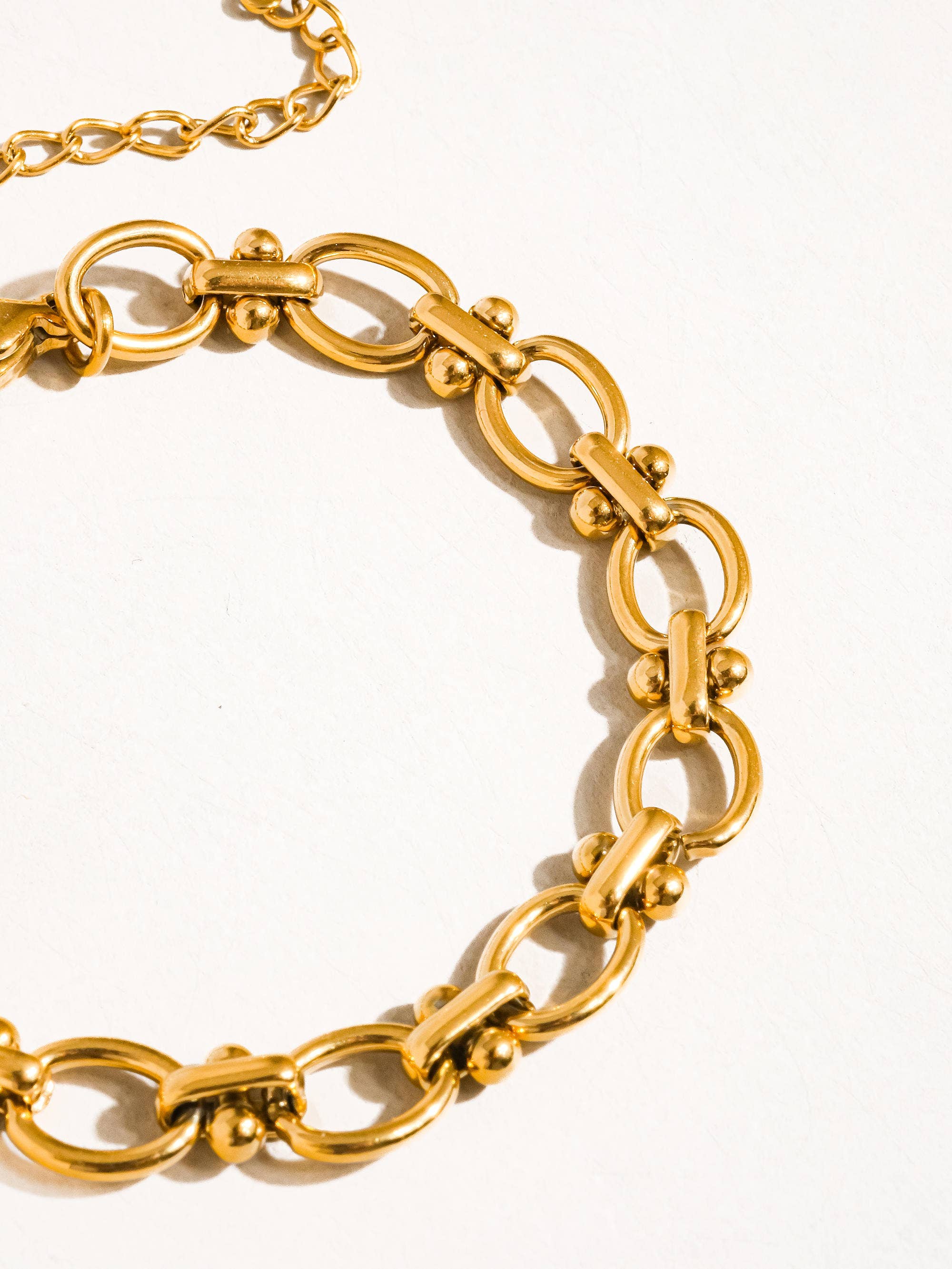 18K Gold Non-Tarnish Braid Bracelet