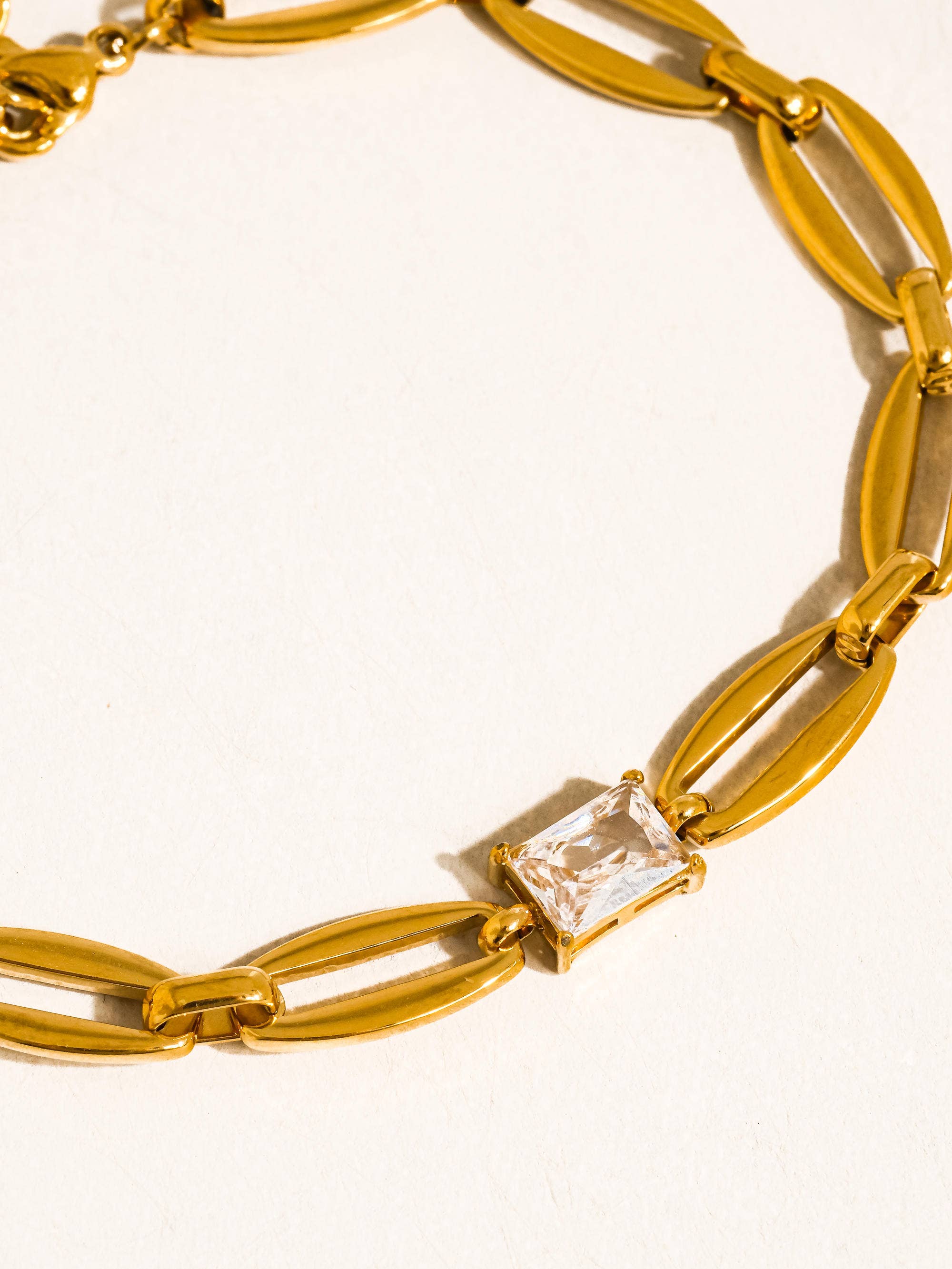 18K Gold Non-Tarnish Link Bracelet