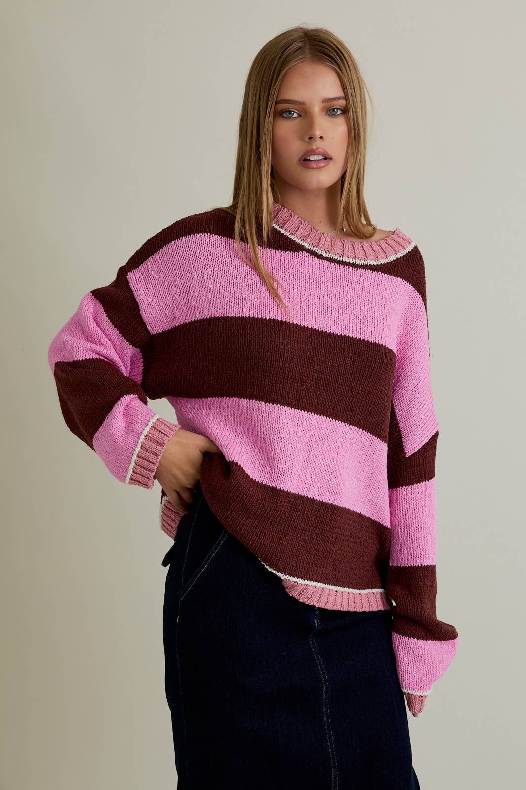 Abigail Stripe Sweater