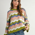 Green Crochet Sweater