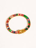 18K Gold Multicolor Hazel Chain Bracelet