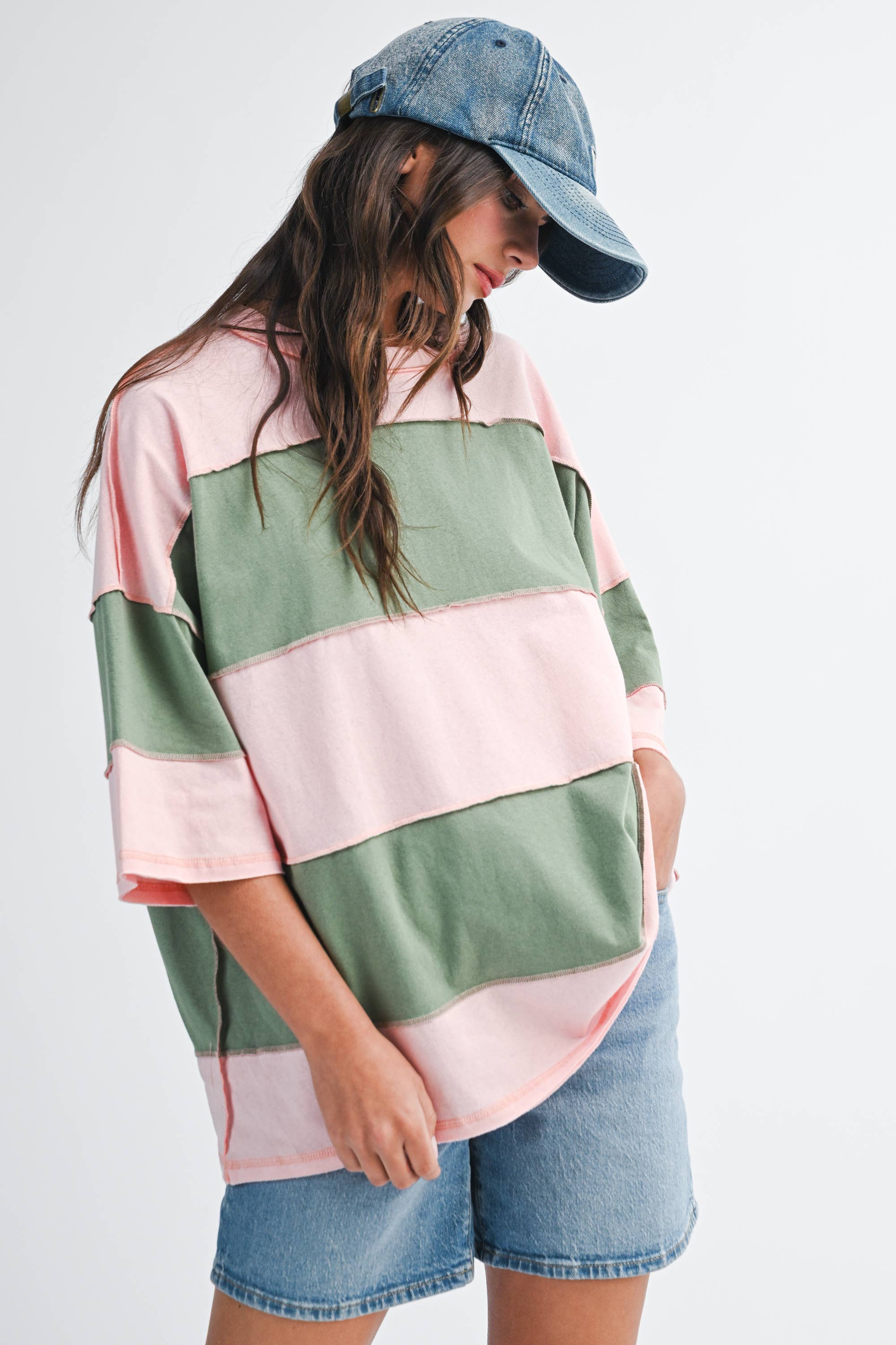 Polly Color Block Top