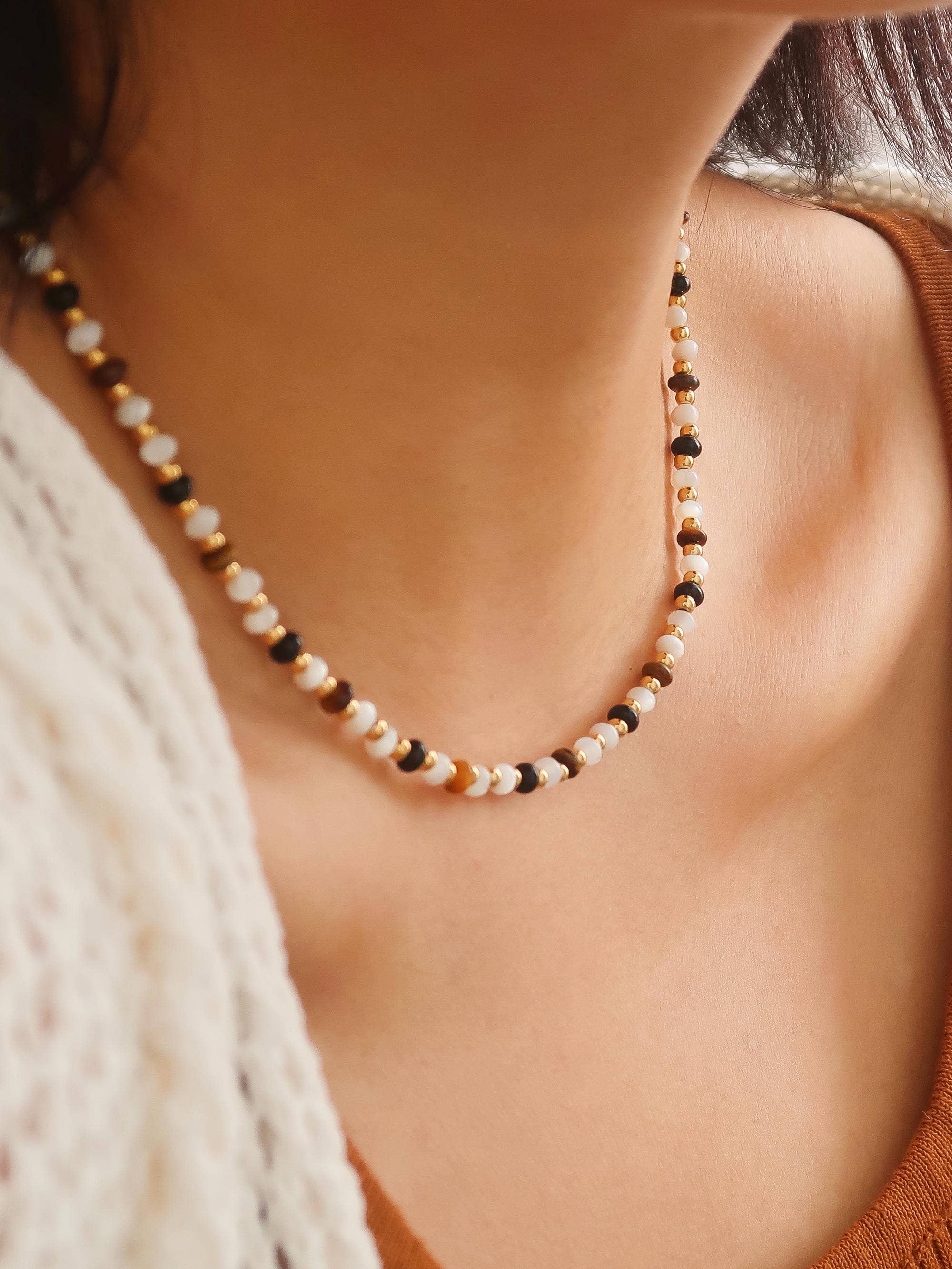 18K Gold Non-Tarnish Boho Necklace