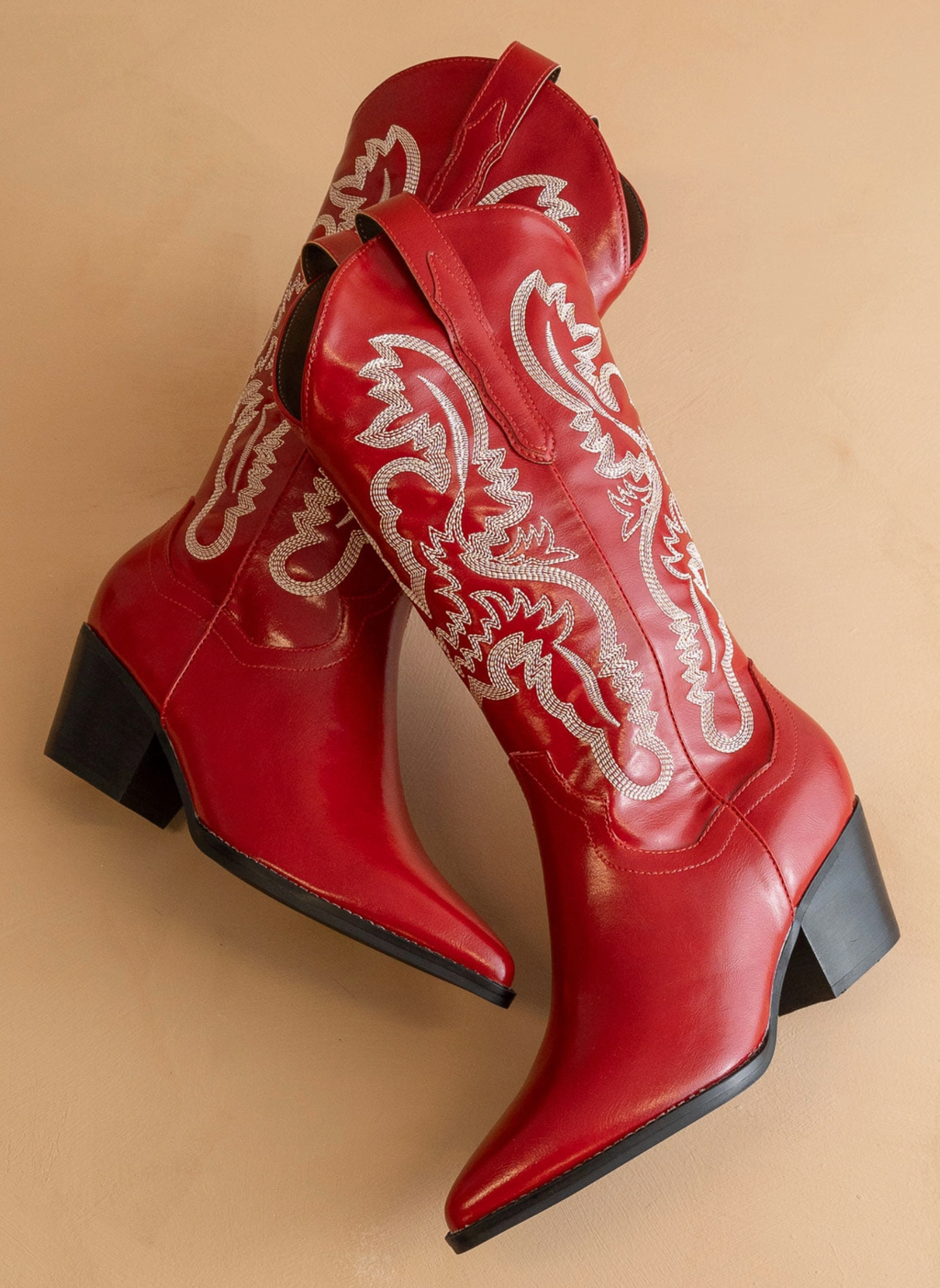 The Reba || Cherry Classic Western Boot