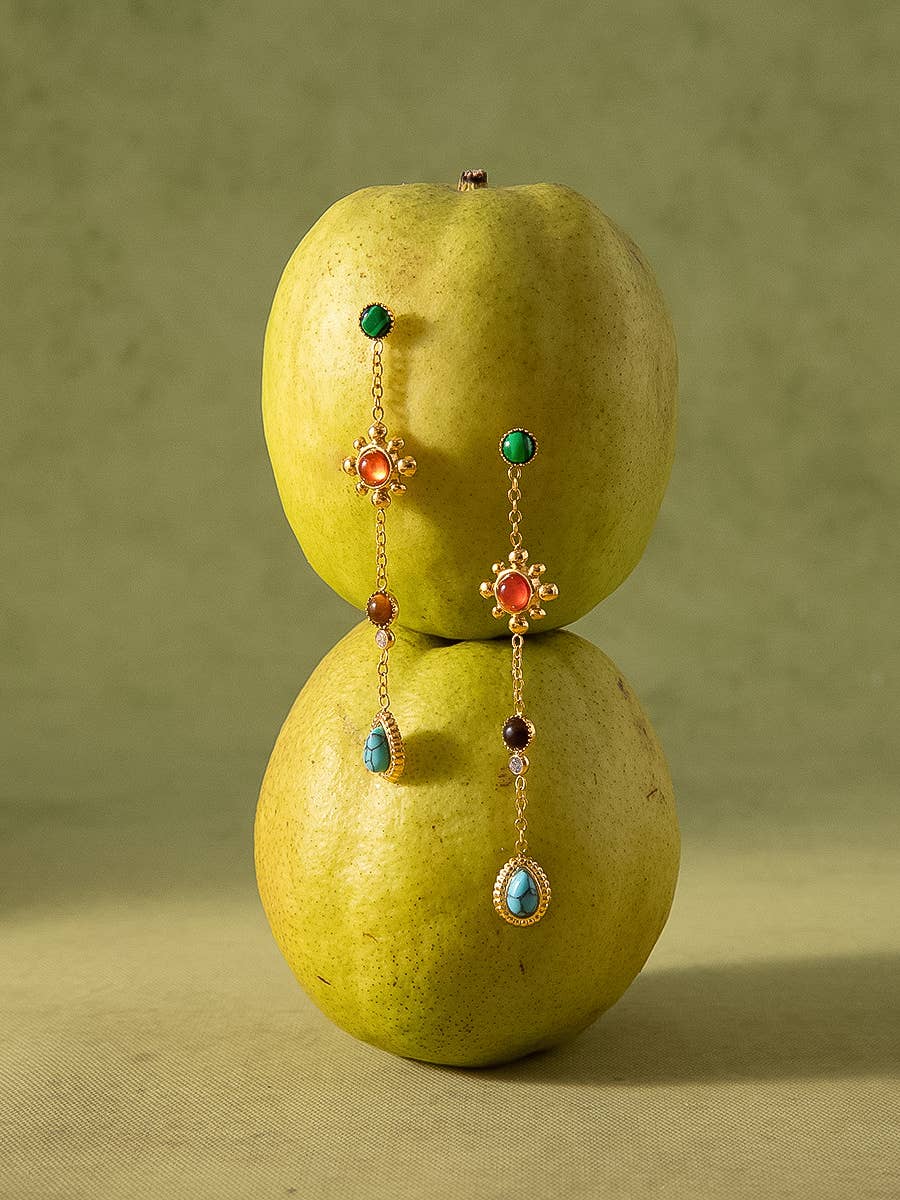 18K Gold Non-Tarnish Boho Earrings