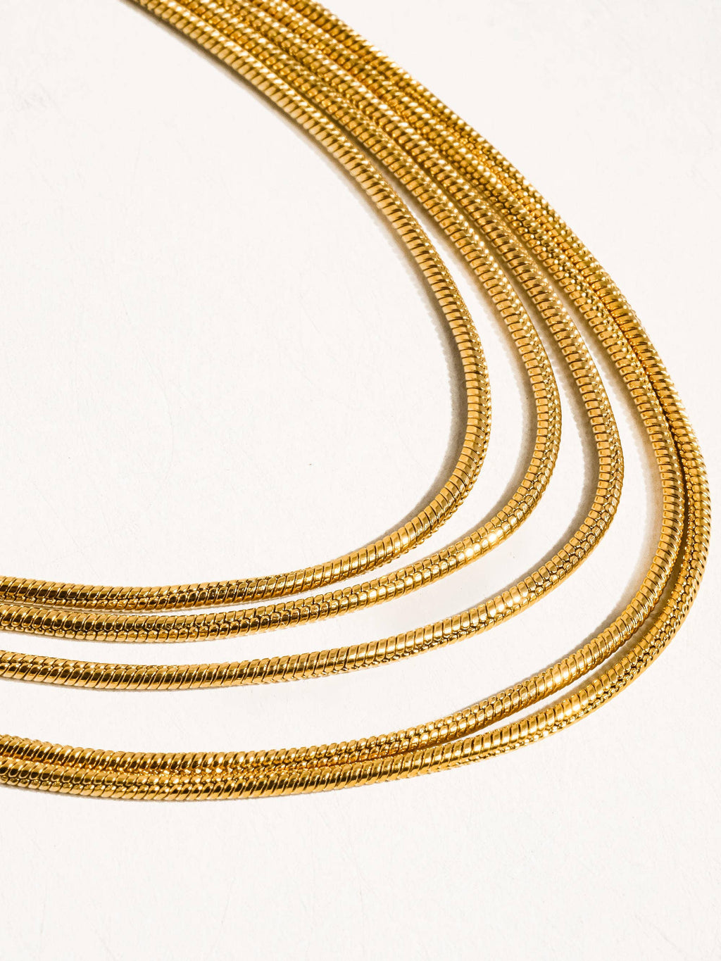 18K Gold Non-Tarnish Parie Necklace