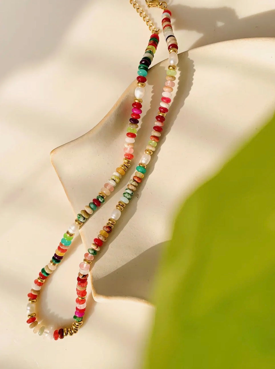 18k Gold Non-Tarnish Sunny Boho Necklace