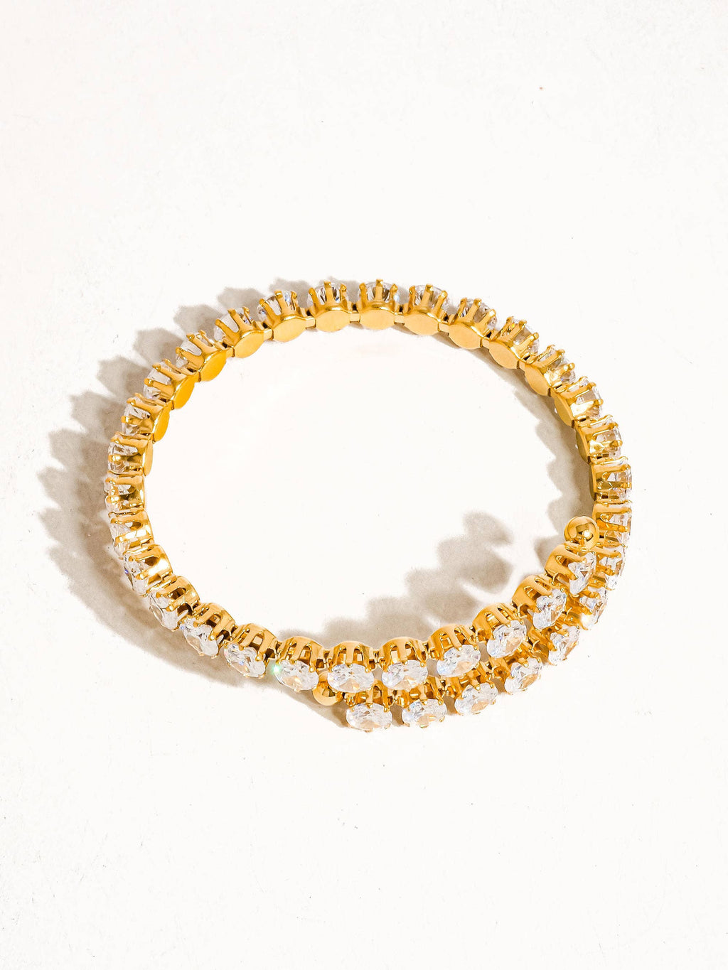 18K Gold Non-Tarnish Glam Bracelet