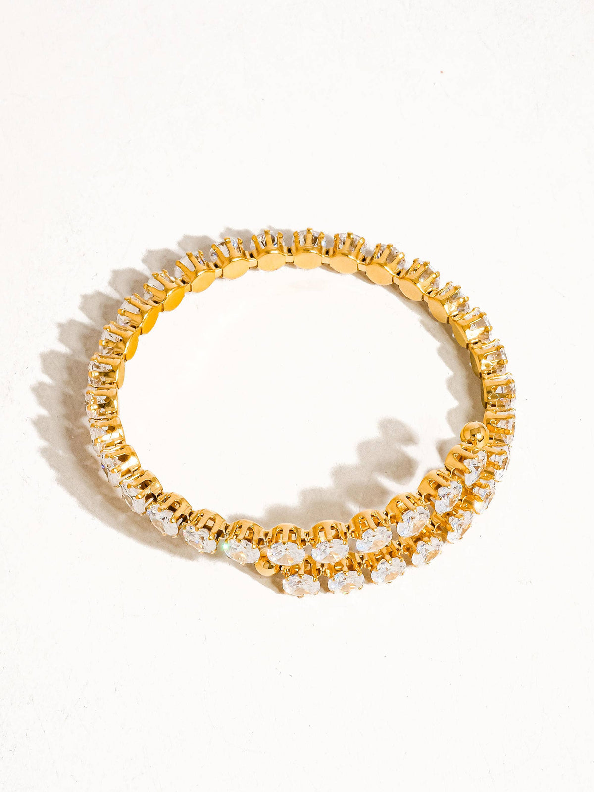 18K Gold Non-Tarnish Glam Bracelet