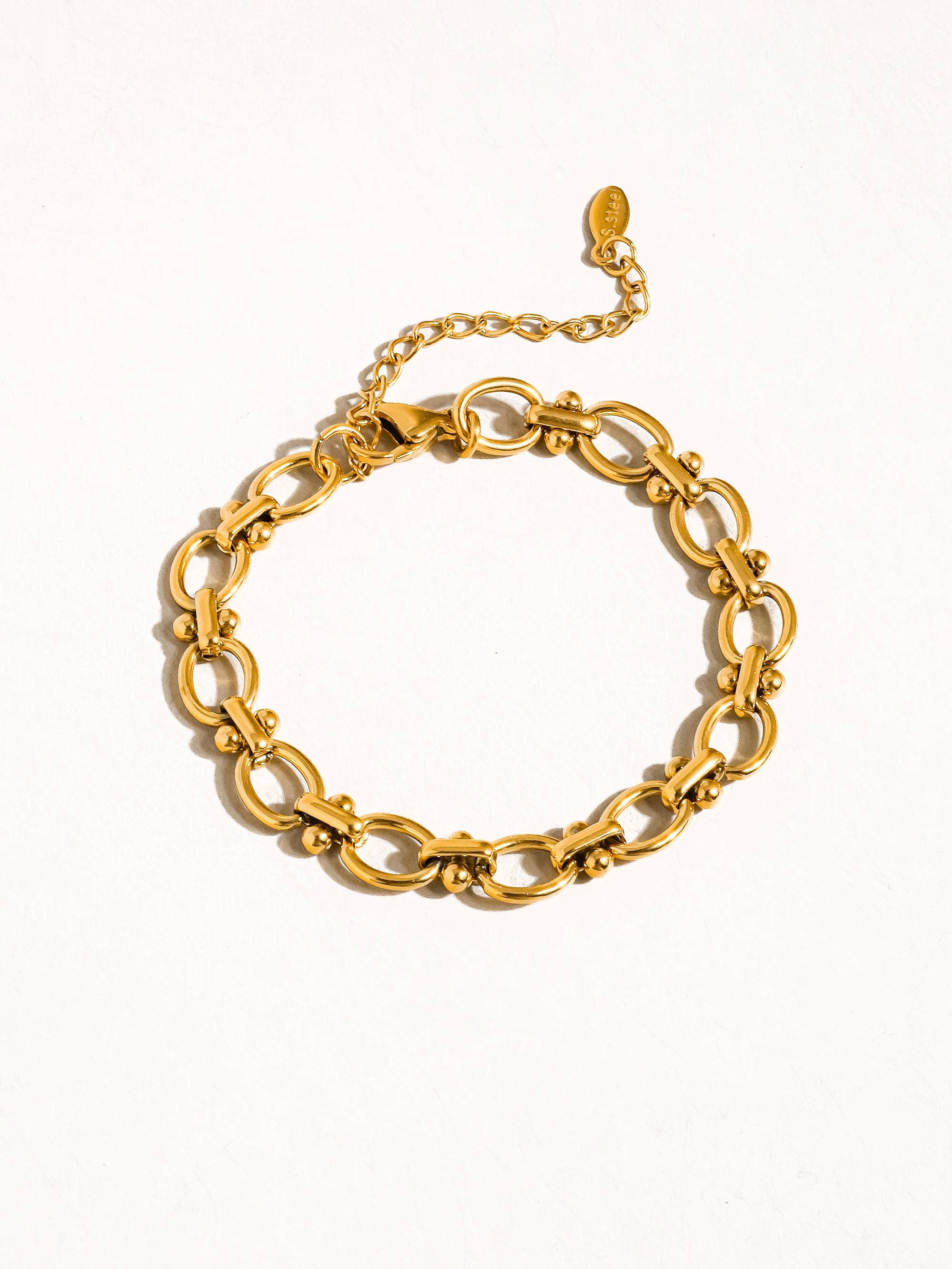 18K Gold Non-Tarnish Braid Bracelet