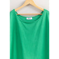 Boat Neck Short Sleeve Basic Tee