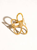 Non-Tarnish Floral Ring
