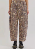 Barrel Leg Leopard Jean