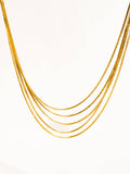18K Gold Non-Tarnish Parie Necklace