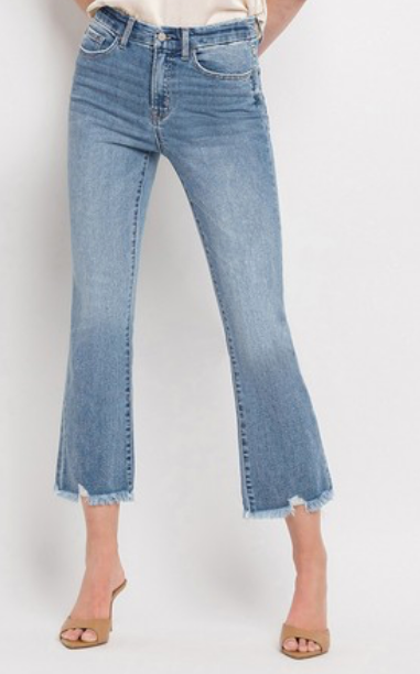 Plus Flying Monkey Crop Flare Jean