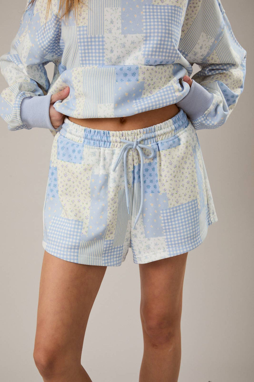 Avery Patchwork Shorts