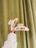 Multicolor mother hair clip
