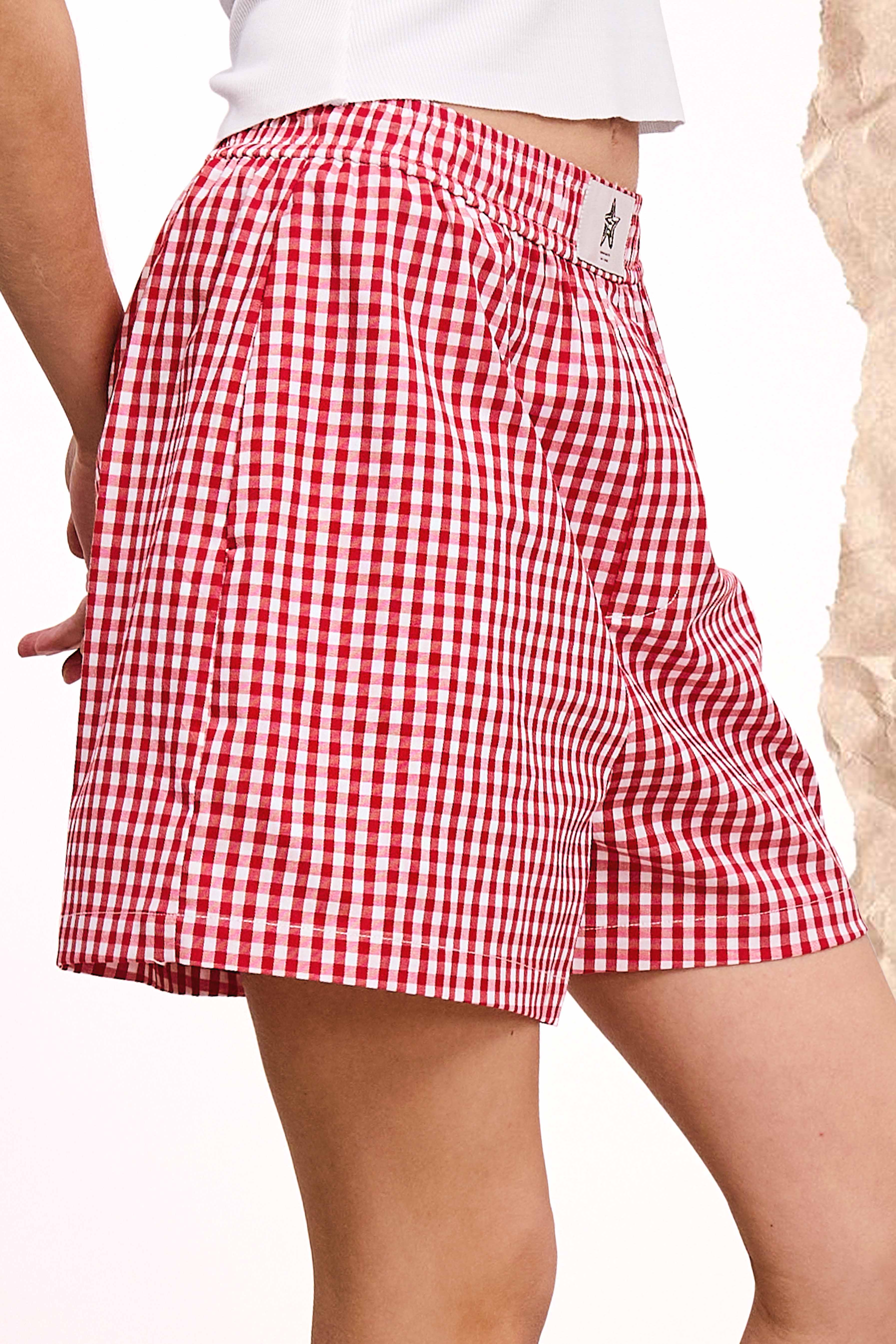 Gingham Boxer Shorts