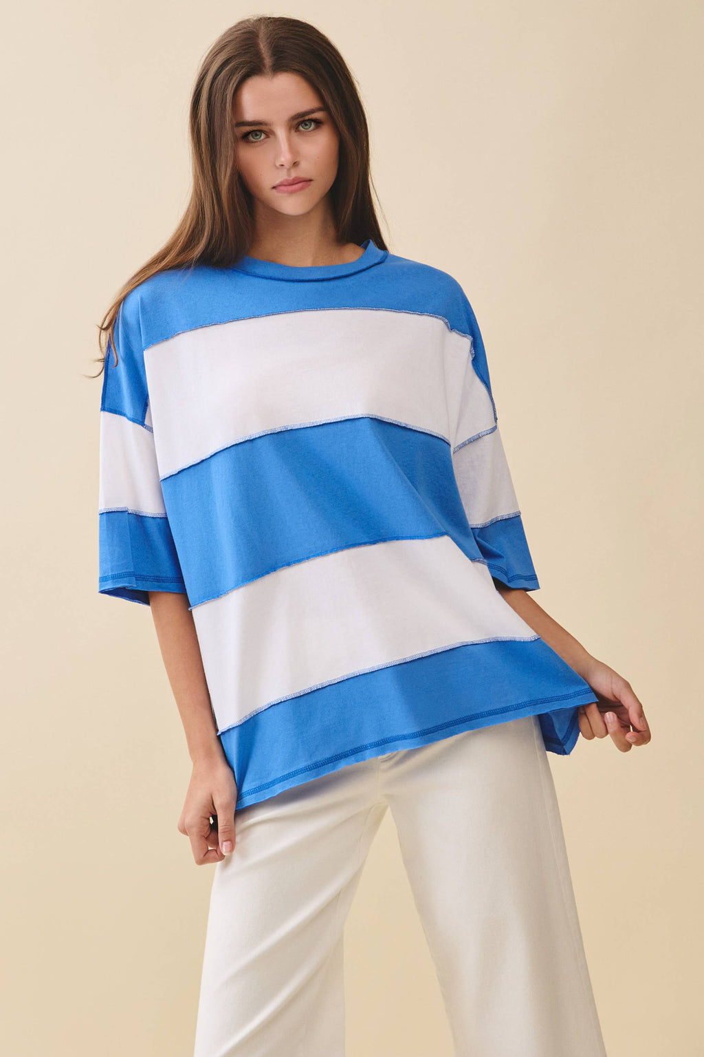 Polly Color Block Top