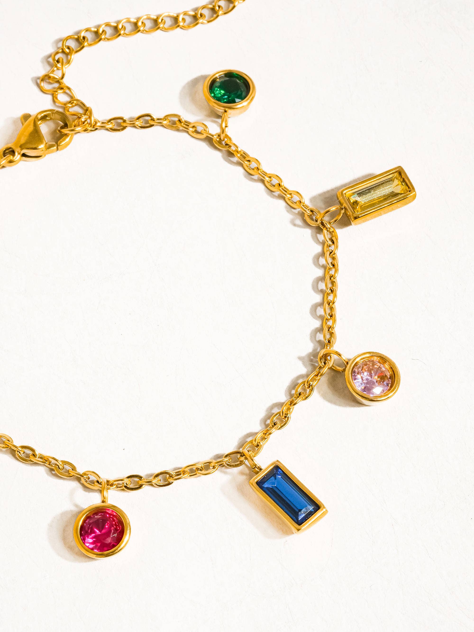 18K Gold Non-Tarnish Tassel Bracelet