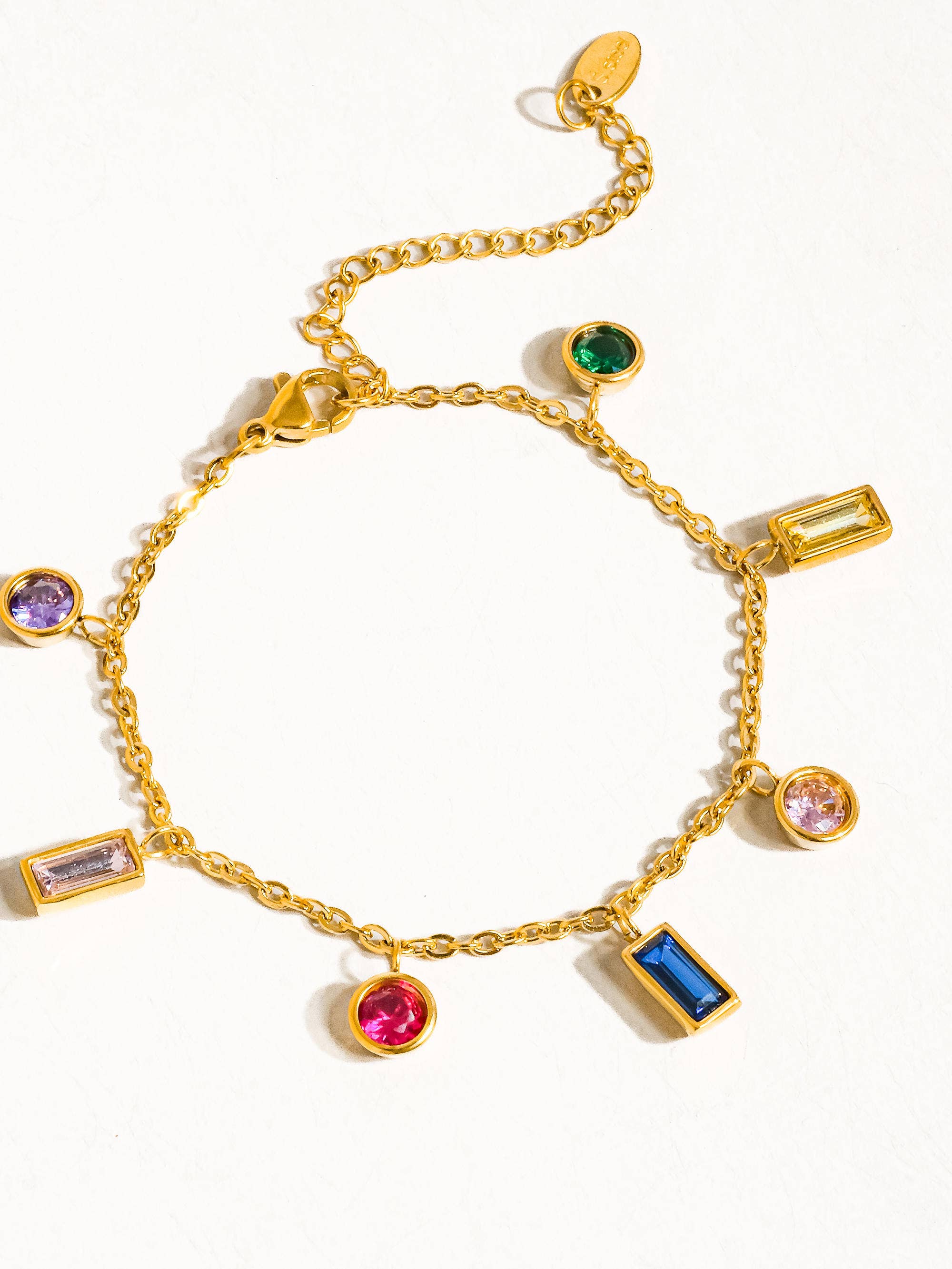 18K Gold Non-Tarnish Tassel Bracelet