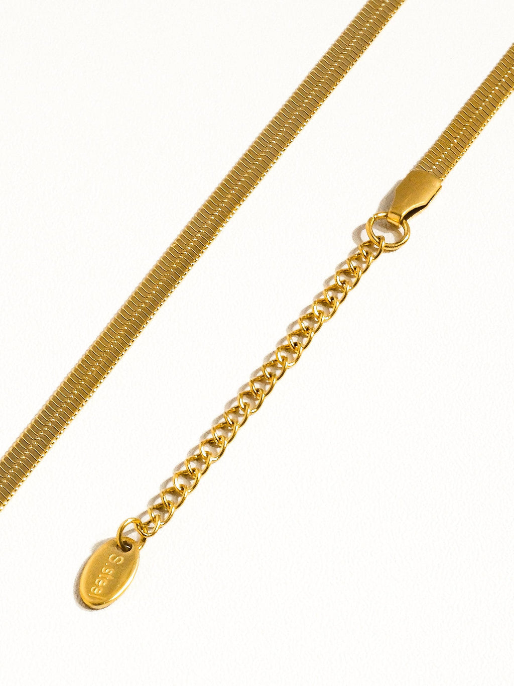 18K Gold Non-Tarnish Snake Bracelet